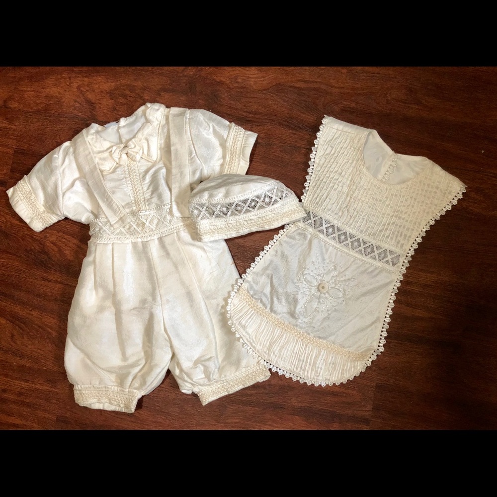 Baptism boy suit